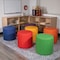 Flash Furniture Soft Seating Flexible Circle for Classrooms and Common Spaces - 18" Seat Height (Blue) ZB-FT-045R-18-BLUE-GG - alternate 4